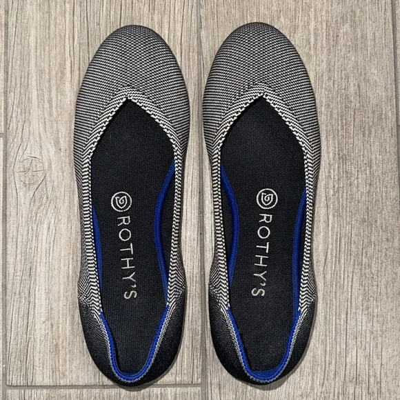 Rothy’s Navy Birdseye Round Toe Size 8 - Picture 6 of 15